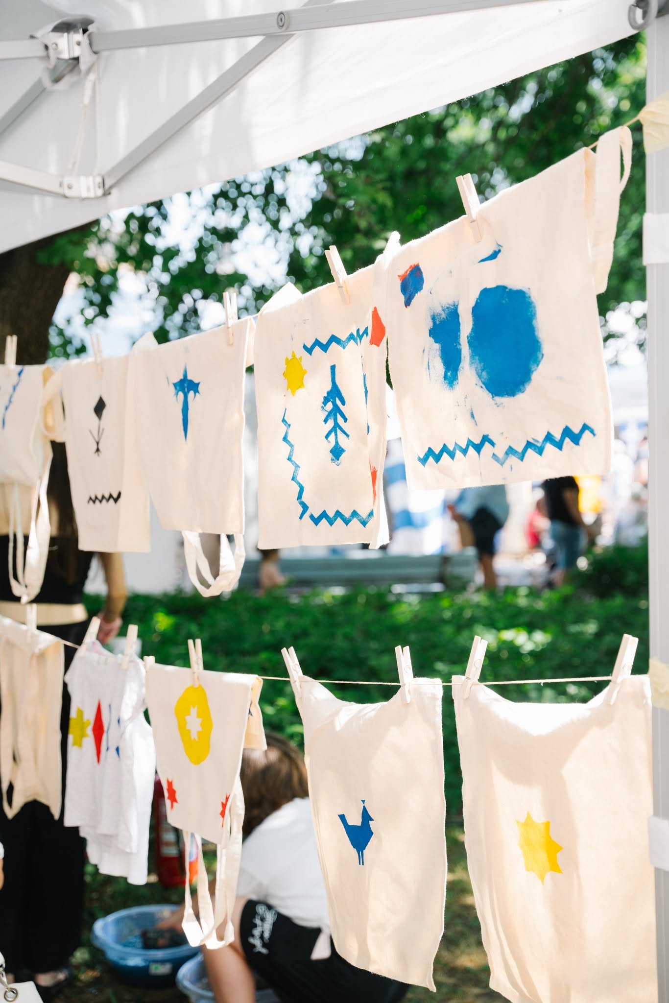 Textilfestő upcycling workshop